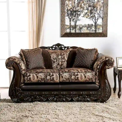 Ensemble de salon traditionnel marron 2 pièces Gracewood Hollow Dayaram