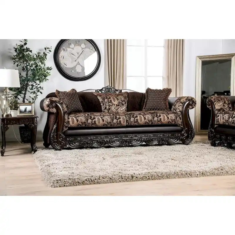 Ensemble de salon traditionnel marron 2 pièces Gracewood Hollow Dayaram
