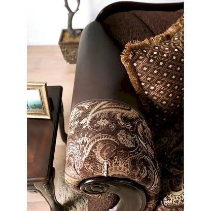 Ensemble de salon traditionnel marron 2 pièces Gracewood Hollow Dayaram