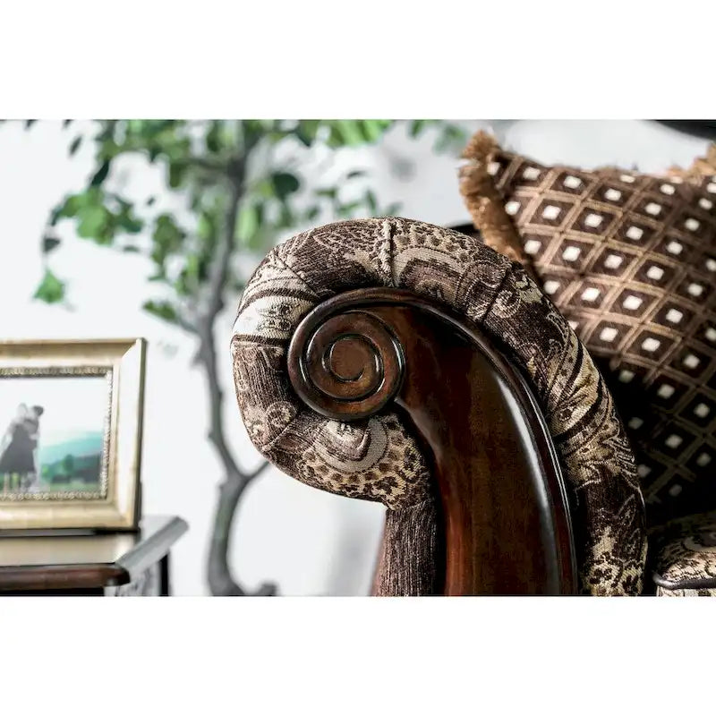 Ensemble de salon traditionnel marron 2 pièces Gracewood Hollow Dayaram