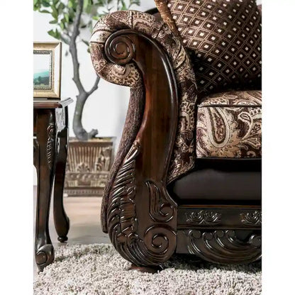 Ensemble de salon traditionnel marron 2 pièces Gracewood Hollow Dayaram