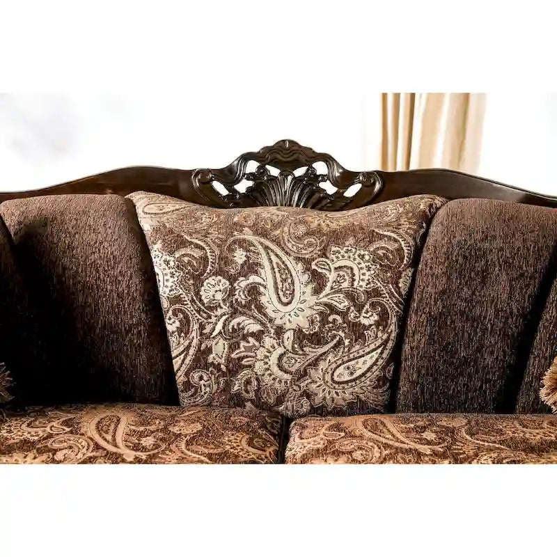 Ensemble de salon traditionnel marron 2 pièces Gracewood Hollow Dayaram