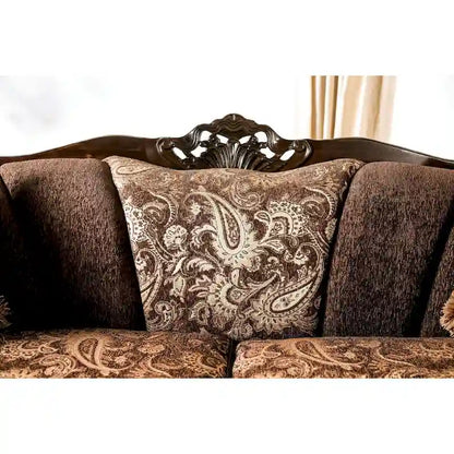 Ensemble de salon traditionnel marron 2 pièces Gracewood Hollow Dayaram