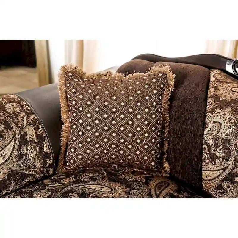 Ensemble de salon traditionnel marron 2 pièces Gracewood Hollow Dayaram