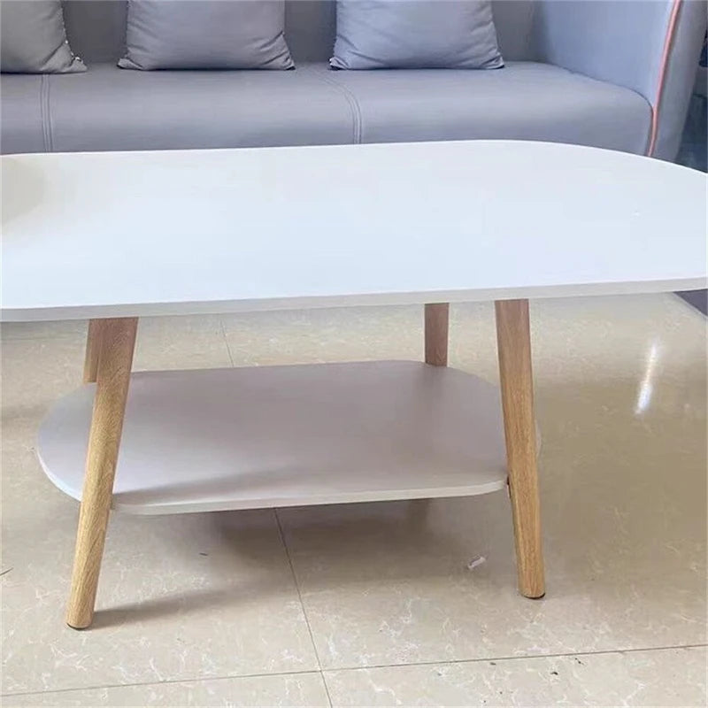 Ensemble de 2 tables basses ovales modulables pour balcon ou salon moderne