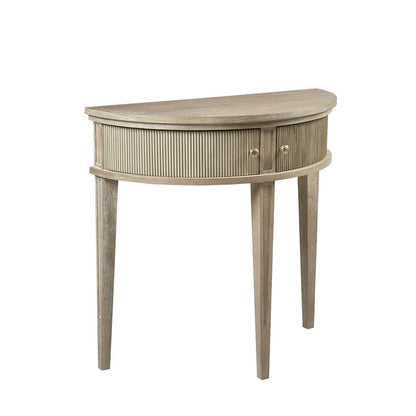 Console de rangement en bois massif avec finition antique