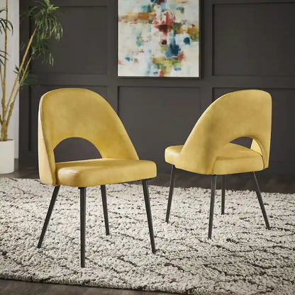 Chaises de salle à manger rembourrées Presley (lot de 2) par iNSPIRE Q Modern
