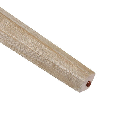 Ensemble de salle à manger minimaliste 6 pièces en chêne de 60 pouces de longueur (1 table à manger + 4 chaises rembourrées + 1 banc)