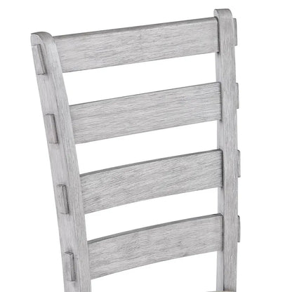 Ensemble de salle à manger minimaliste 6 pièces en chêne de 60 pouces de longueur (1 table à manger + 4 chaises rembourrées + 1 banc)