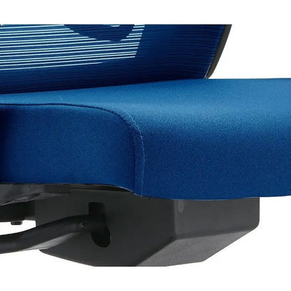 Chaise de conférence de bureau en coton avec dossier en maille, série Dale par LeisureMod