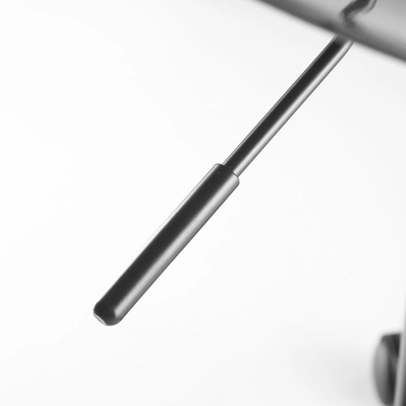 Chaise de bureau réglable à roulettes en acrylique sans accoudoirs pour style de vie urbain