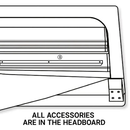 Cadre de lit moderne avec tête de lit capitonnée en velours