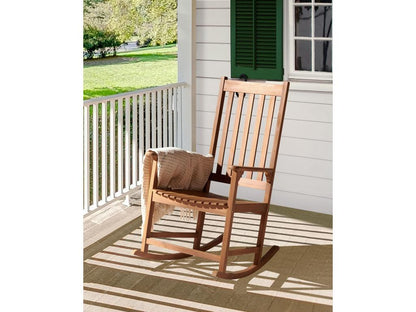 Fauteuil à bascule Meublita Marron