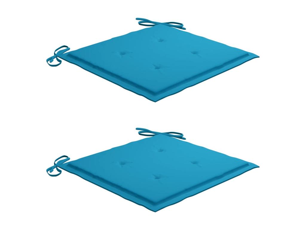 Chaises de jardin avec table à thé et coussins Doucezen solide