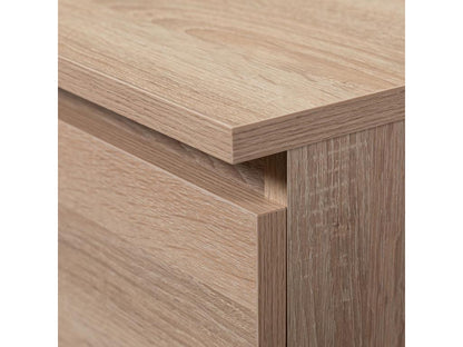 Commode Meublita K140 Chêne Meublita 138 cm 6 tiroirs façade Chêne Meublita 138x40x77 cm