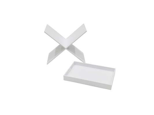 Table plateau rectangulaire - Blanc