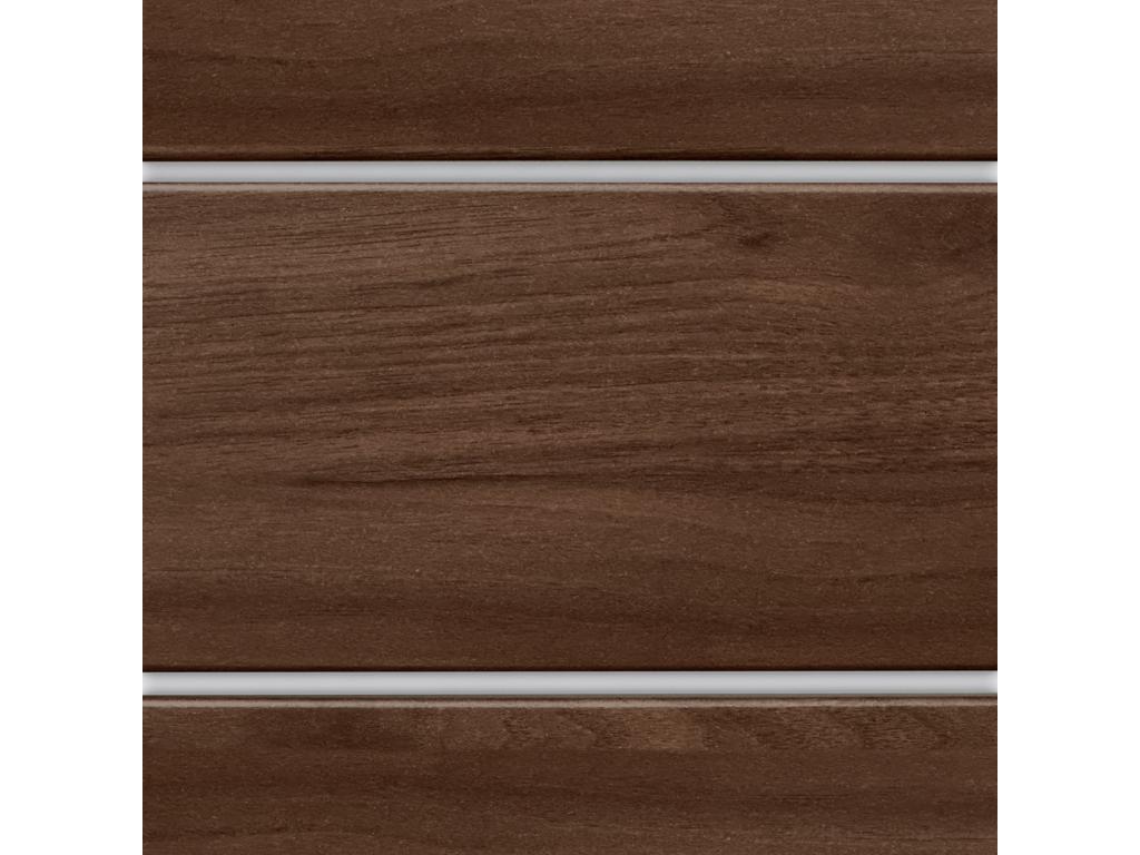 Meublita Tête de Lit Bois Recyclé Dm Style Palette Horizontale 80x46cm Lits 80/90 - Bois de Noyer