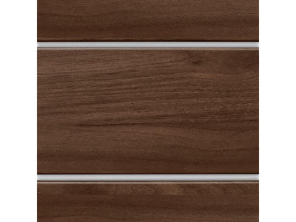 Meublita Tête de Lit Bois Recyclé Dm Style Palette Horizontale 80x46cm Lits 80/90 - Bois de Noyer