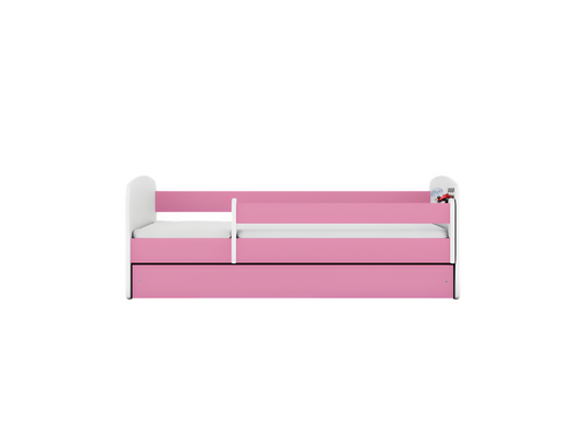 Lit Vertchez formule rose sans tiroir sans matelas 140/70