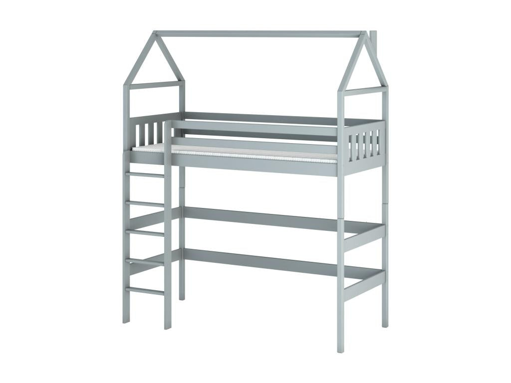 Lit cabane Doucezen HB013 80x170 cm Gris