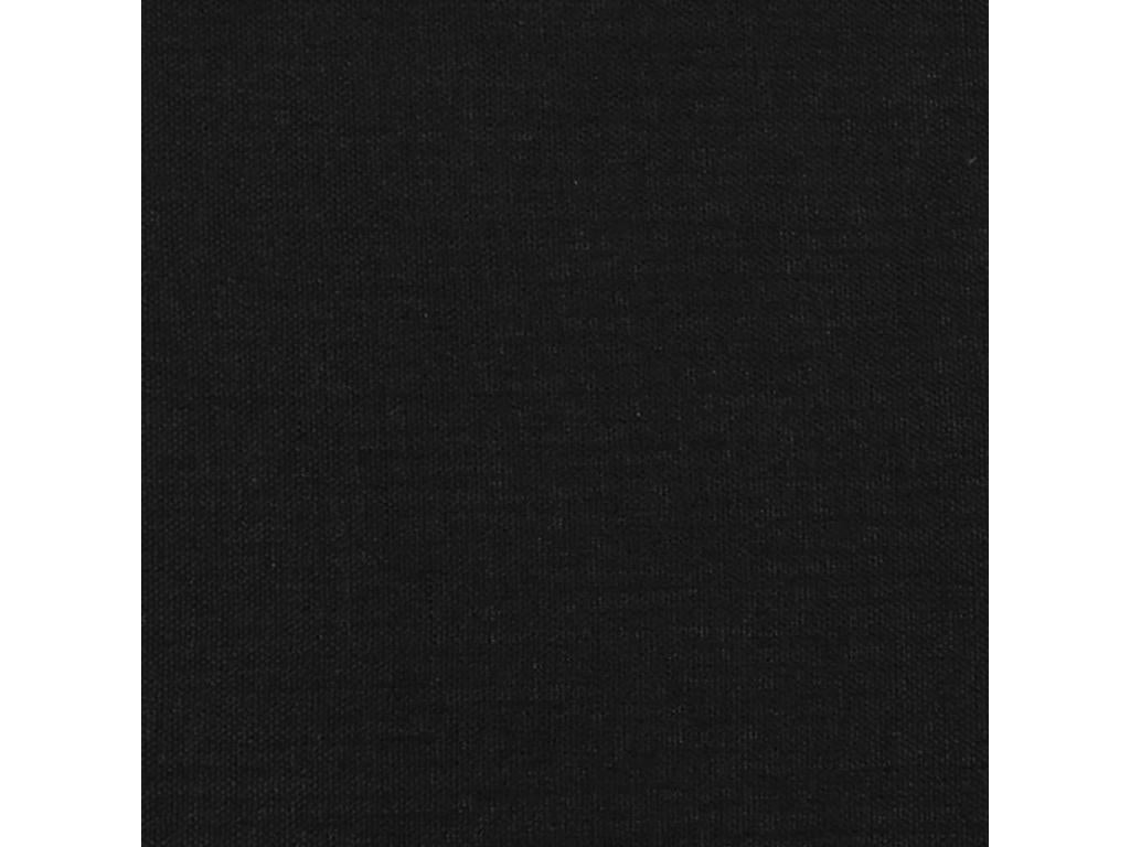 Tête de lit avec oreilles Noir 103x16x118/128 cm Tissu
