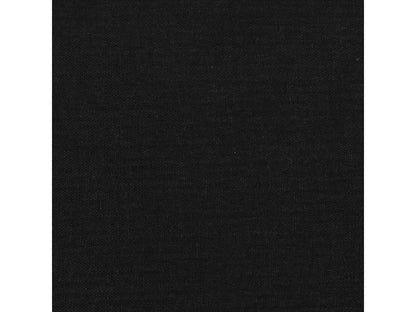 Tête de lit avec oreilles Noir 103x16x118/128 cm Tissu