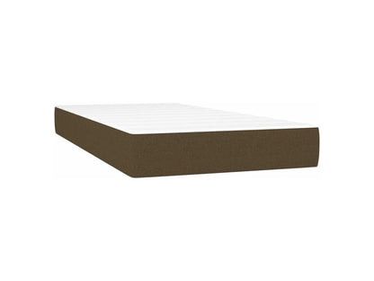Sommier à Meublita de lit avec matelas Marron foncé 80x200
