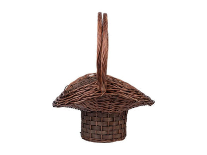 Ensemble de 4 paniers en osier marron