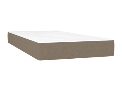 Sommier tapissier avec matelas et LED Vertchez 100x200 cm Tissu