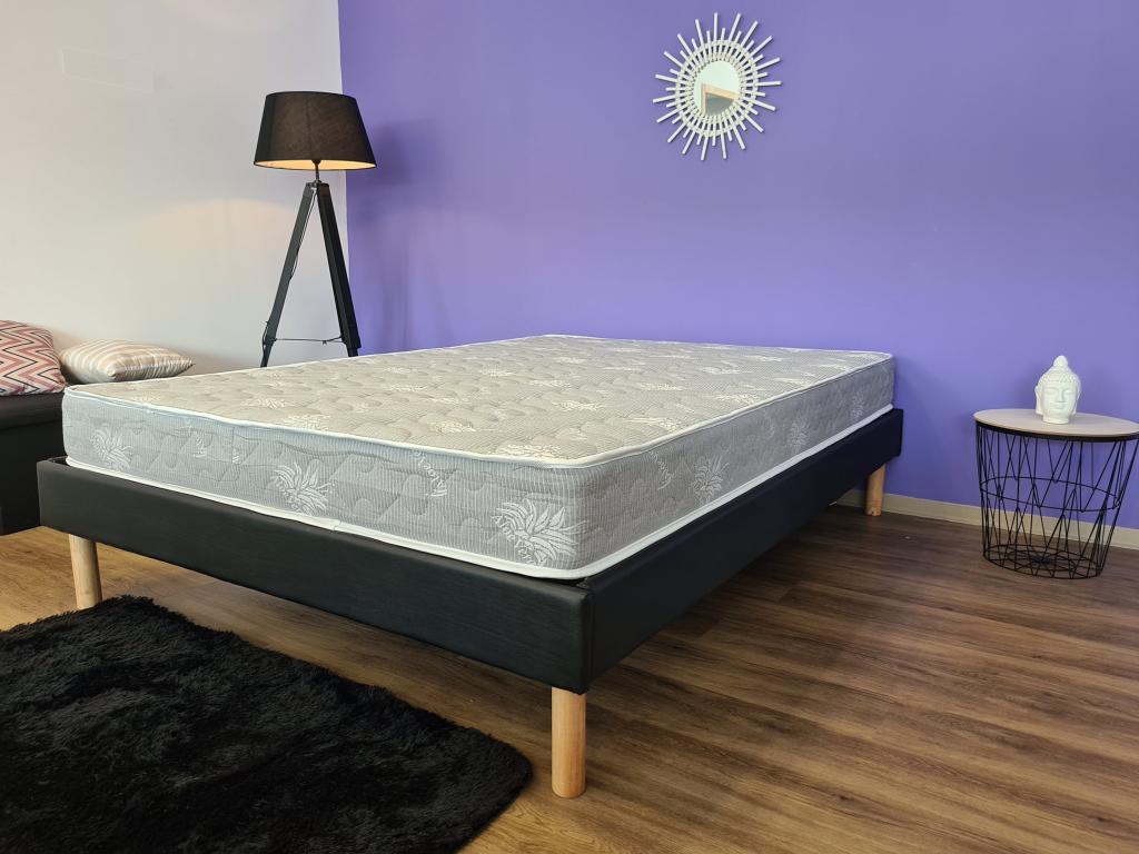 Matelas 80x190x19cm oreiller Doucezen-une Face Soutien Souple Et Une Face Soutien Ferme
