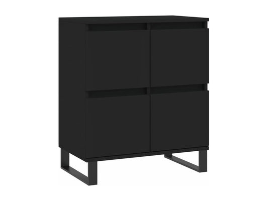 Buffet Noir 60x35x70 cm Bois d'ingénierie